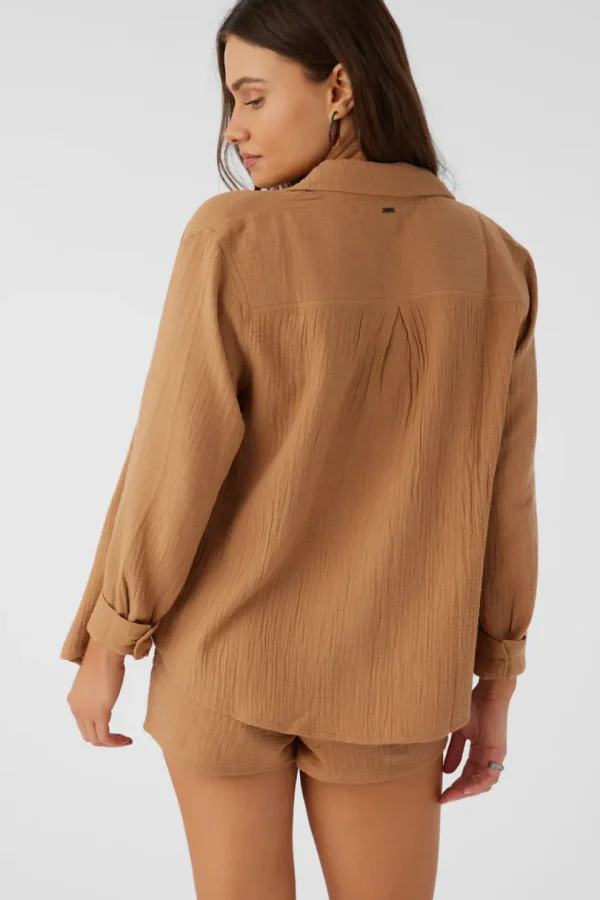 O'Neill: Leni Woven Double Guaze Button Down Shirt