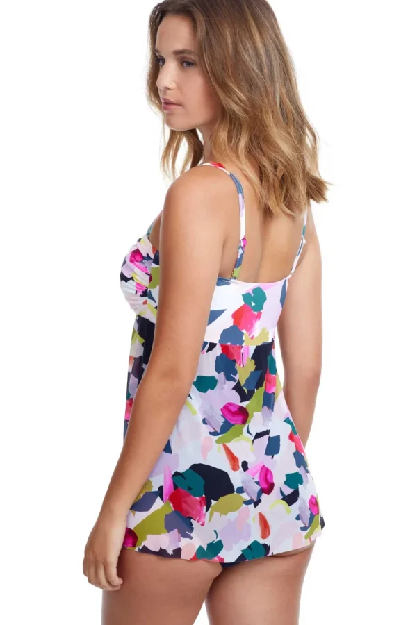 Profile: One Piece Canvas Bandeau Flyaway Swimdress
