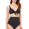 Profile: Tutti Frutti Solid Underwire Tie Knot Bikini Top