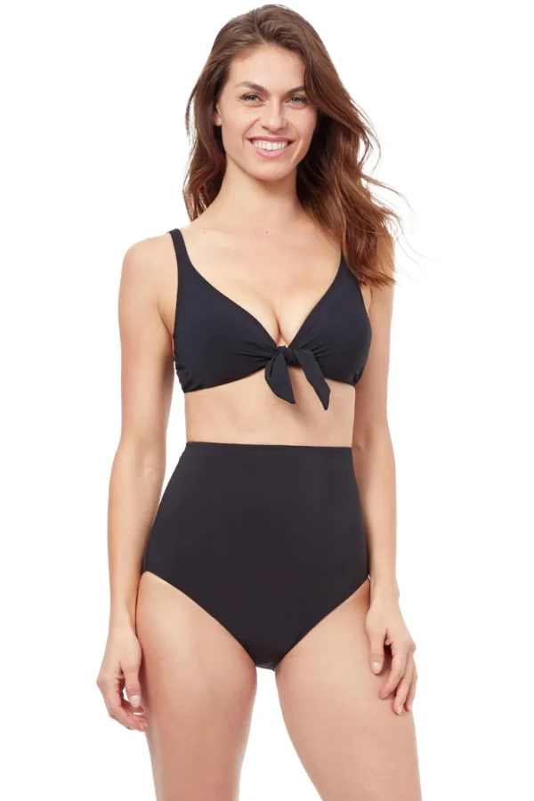 Profile: Tutti Frutti Solid Underwire Tie Knot Bikini Top