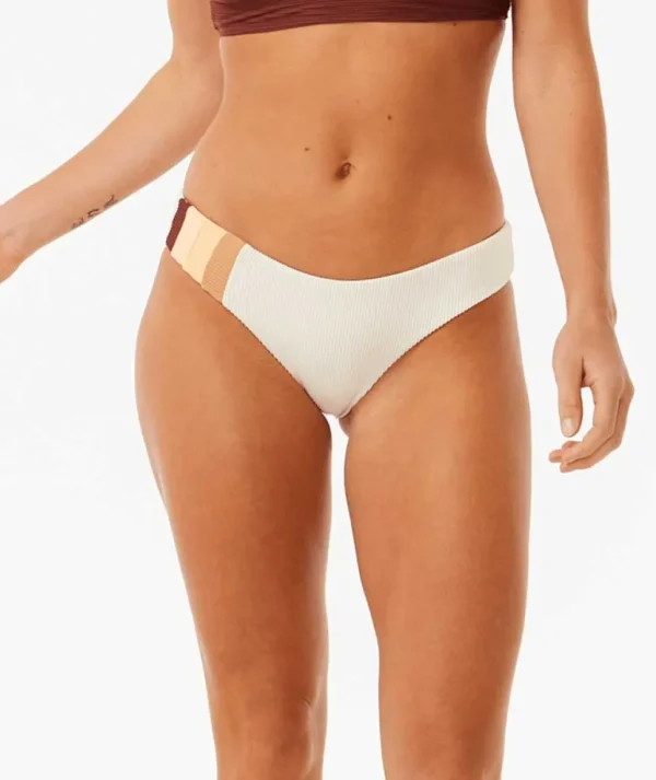 Rip Curl: Block Party Spliced Cheeky Hipster Bikini Bottom