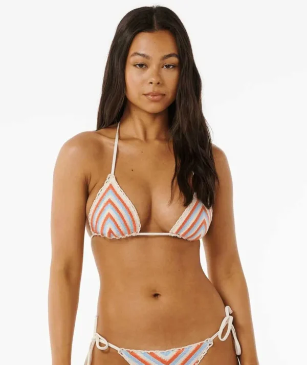 Rip Curl: Santorini Crochet Sliding Triangle Bikini Top