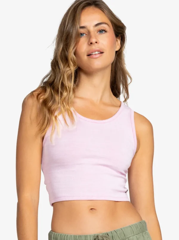 Roxy: Good Keepsake Solid Crop Top
