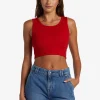 Roxy: Good Keepsake Solid Crop Top