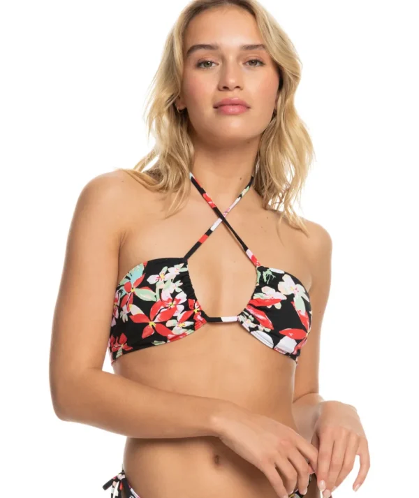 Roxy: Printed Beach Classics Fashion Triangle Bikini Top