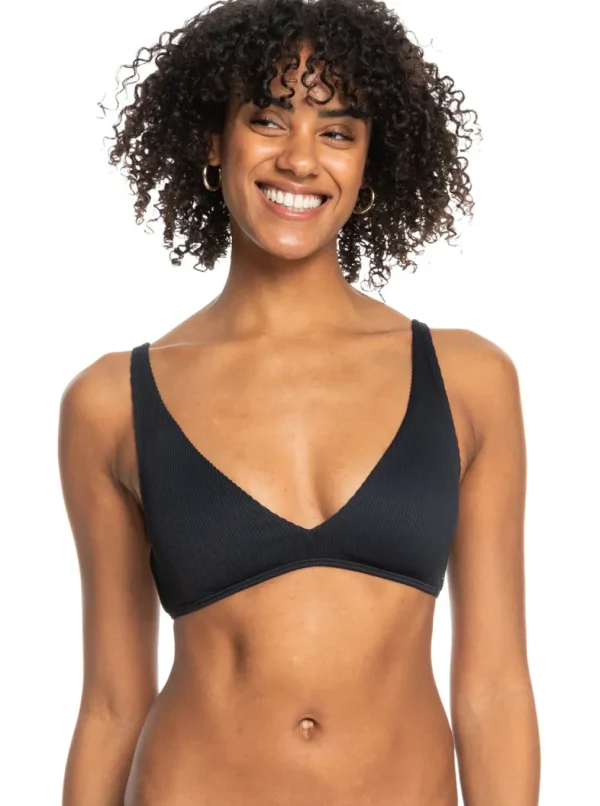 Roxy: Roxy Love The Oceana Ribbed Bikini Top