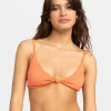 Roxy: Roxy The Love Surf Knot Ribbed Bikini Top