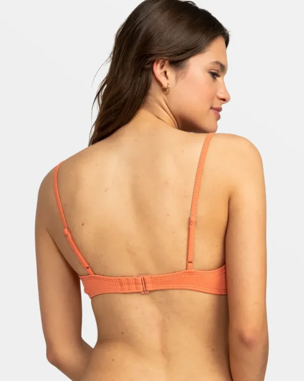 Roxy: Roxy The Love Surf Knot Ribbed Bikini Top