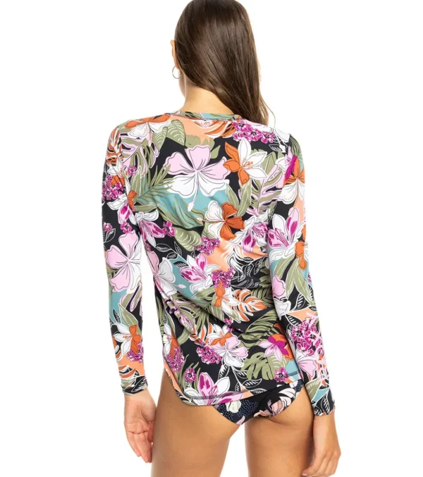 Roxy: Sea Skippin Printed Long Sleeve Rashguard