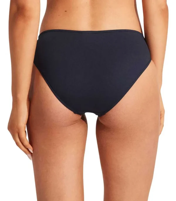 Seafolly: Solid Twist Band Hipster Pant