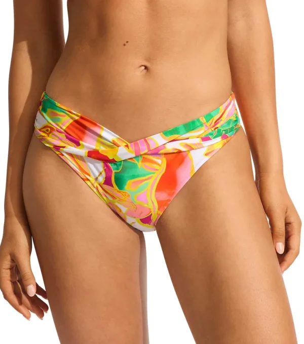 Seafolly: Wonderland Twist Band Hipster Bikini Bottom