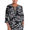 24th & Ocean: Mosaic Leaf Shift Dress Cover Up
