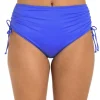 24th & Ocean: Solid Mid Rise Adjustable Side Tie Bikini Bottom
