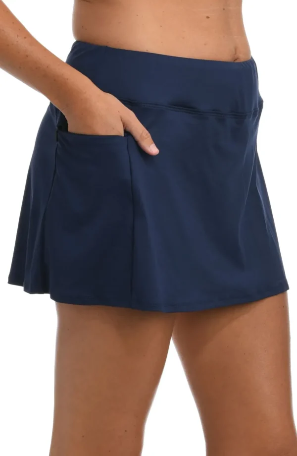 24Th & Ocean: Solid Swim Skort