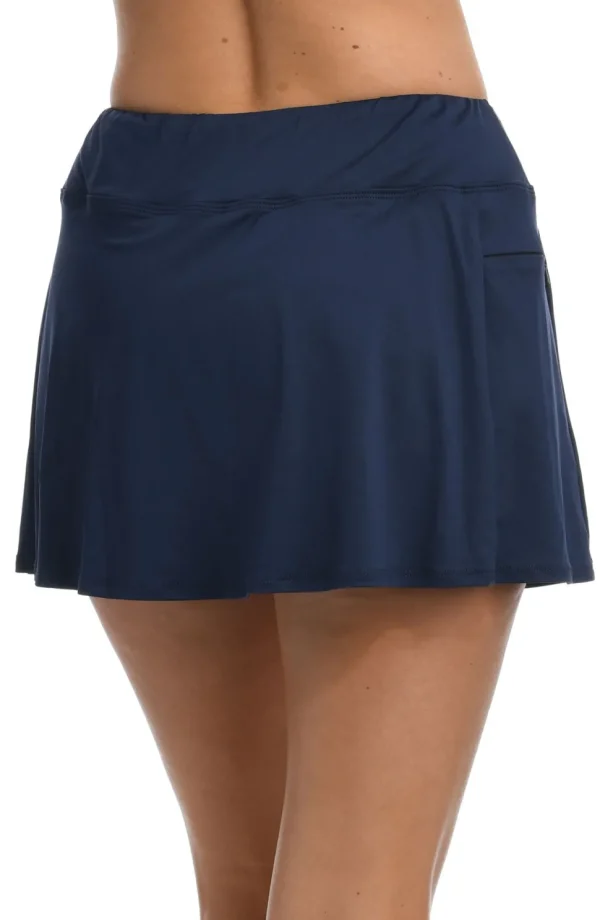 24Th & Ocean: Solid Swim Skort