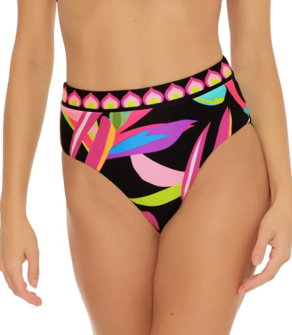 Trina Turk: Birds Of Paradise Reversible High Waist Bottom