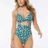 Vince Camuto: One Piece Seaside Leopard Wrap Mio