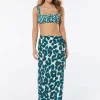 Vince Camuto: Seaside Leopard Wrap Maxi Skrt